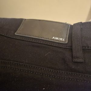 Amiri stack jean 31 jet black
